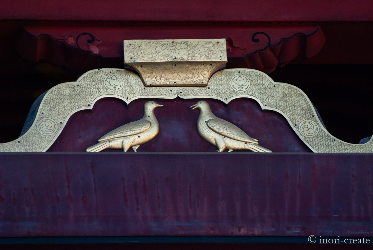 石清水八幡宮の鳩